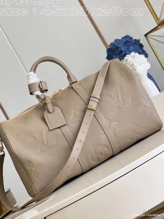 Official oldcobbler LOUIS KEEPALL 45 BANDOULIÈRE VUITTON 0610